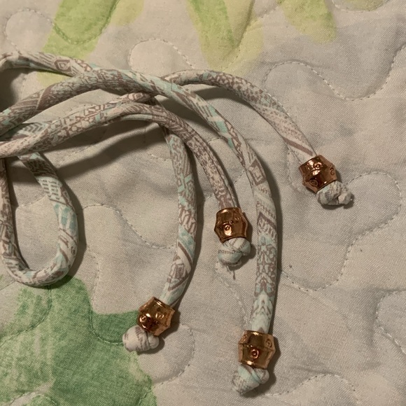 Eberjey teal and ivory cheeky bikini bottoms - Picture 6 of 6